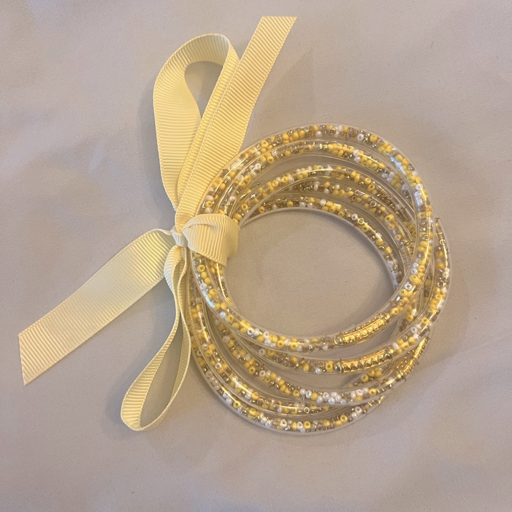 New Jelly Tube Stackable Bangle Bracelets - image 1